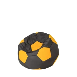 Puf piłka żółto-czarny BALL L