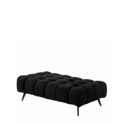 Puf pikowany czarny GAPPA