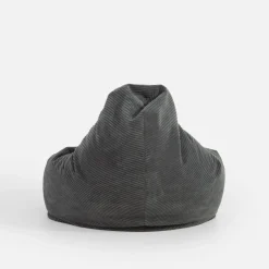 Puf sztruksowy szary BUZZI