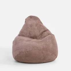 Puf sztruksowy wrzosowy BUZZI