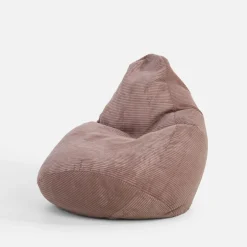 Puf sztruksowy wrzosowy BUZZI