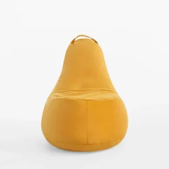 Puf welurowy żółty GOLDEN DREAM MINI