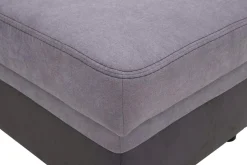 Puf z pojemnikiem szary NESSI