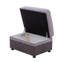 Puf ze schowkiem NESSI 65 cm