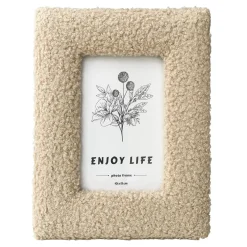 Ramka boho na zdjęcia 10x15 cm beżowa