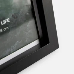 Ramka czarna na zdjęcie 15x20 z passe-partout