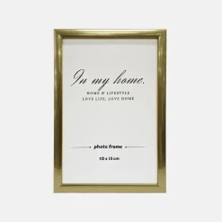 Ramka na zdjęcie 10x15 do salonu złota