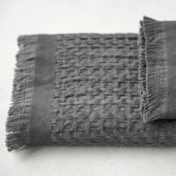 Ręcznik bambusowy antracytowy SOFT WAFEL BAMBOO SPA 80x160 cm