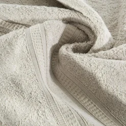 Ręcznik bambusowy beżowy MILA 50x90 cm