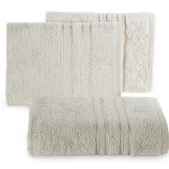 Ręcznik bambusowy beżowy MILA 50x90 cm