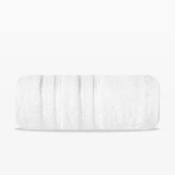Ręcznik bambusowy biały MILA 50x90 cm