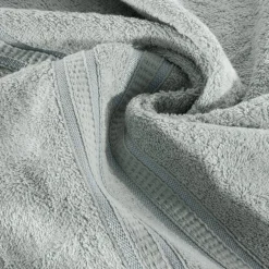 Ręcznik bambusowy srebrny MILA 50x90 cm