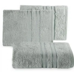 Ręcznik bambusowy srebrny MILA 50x90 cm