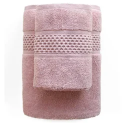 Ręcznik bawełniany ASTI różowy 70x140 cm