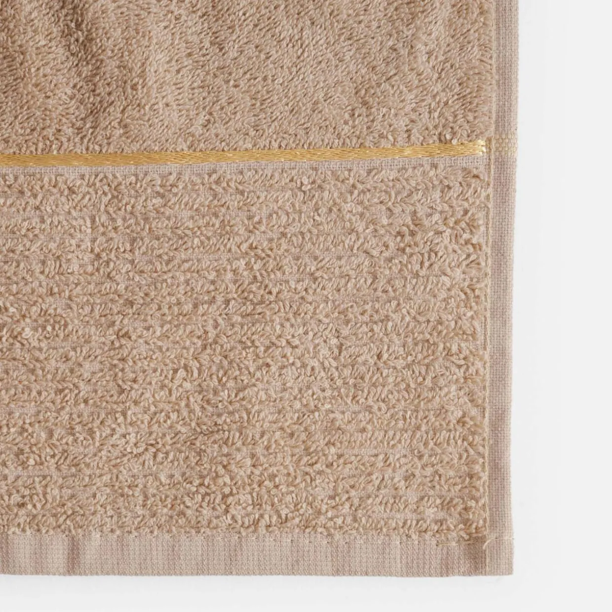 Ręcznik bawełniany beżowy GOLD NEW 70x140 cm