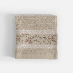 Ręcznik bawełniany beżowy PROVENCE 30x50 cm