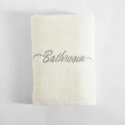 Ręcznik bawełniany biały FERRO 50x90 cm