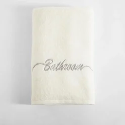 Ręcznik bawełniany biały FERRO 70x140 cm