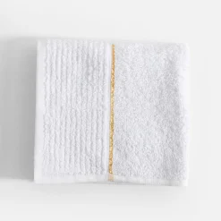 Ręcznik bawełniany biały GOLD NEW 30x50 cm