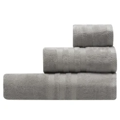 Ręcznik bawełniany ciemnoszary CAROLINE 50x90 cm
