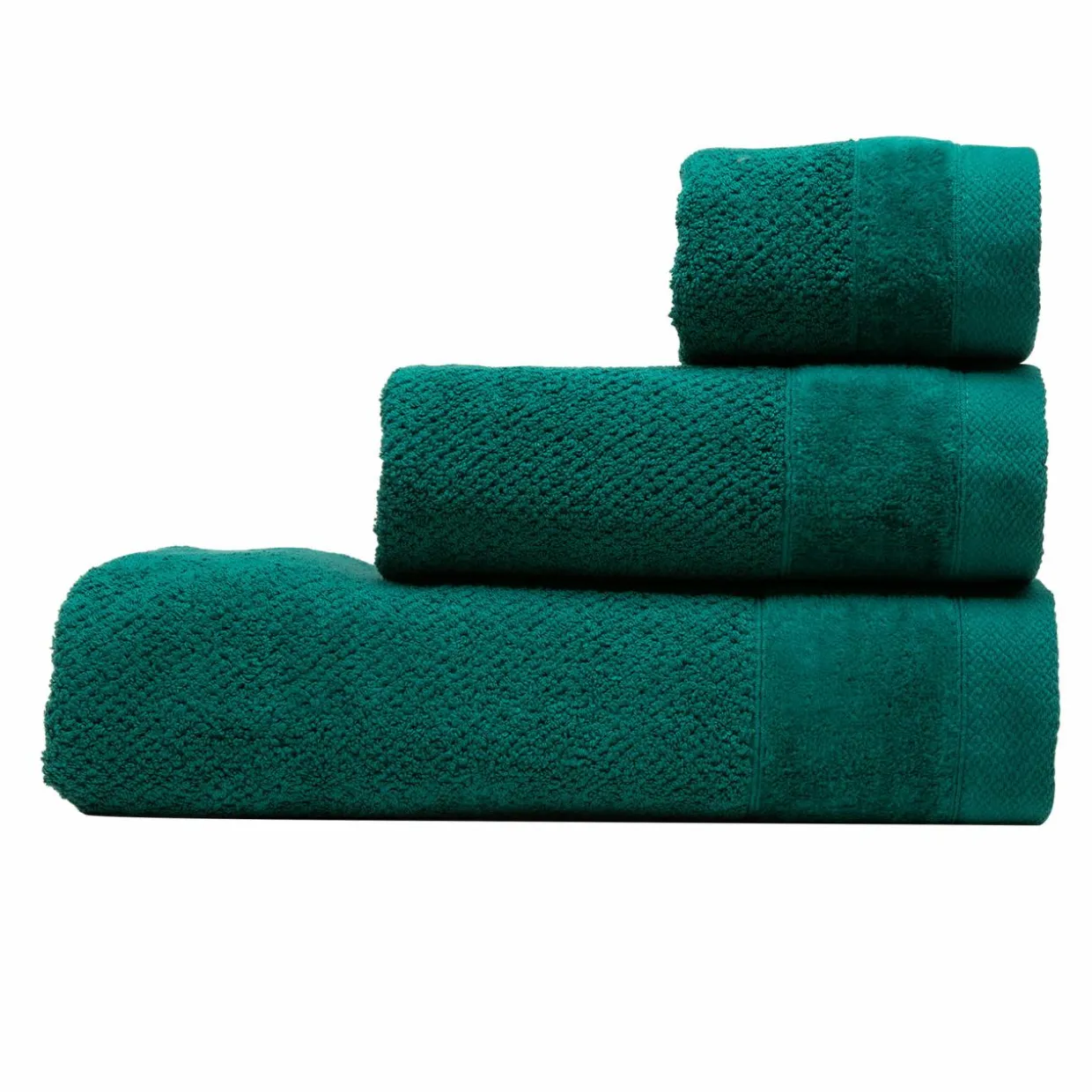 Ręcznik bawełniany ciemnozielony VITO 70x140 cm