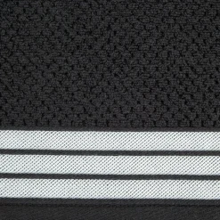 Ręcznik bawełniany czarny MADLEN 70x140 cm