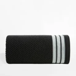 Ręcznik bawełniany czarny MADLEN 30x50 cm