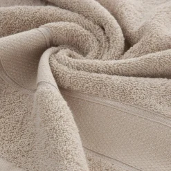 Ręcznik bawełniany do kąpieli beżowy LIANA 70x140 cm