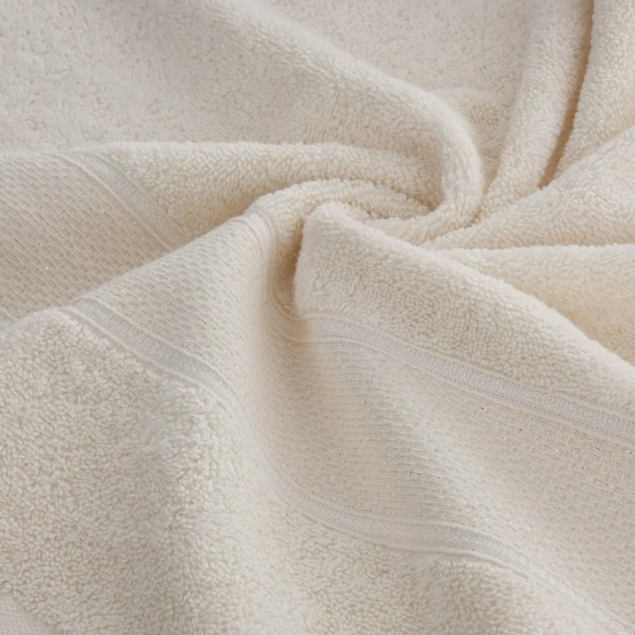 Ręcznik bawełniany kremowy LIANA 50x90 cm