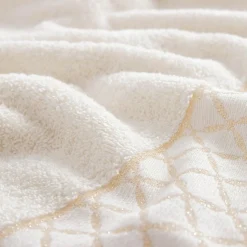 Ręcznik bawełniany kremowy LAYLA 30x50 cm