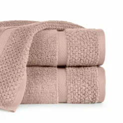 Ręcznik bawełniany pudrowy róż Vilia 50x90 cm
