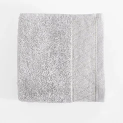 Ręcznik bawełniany srebrny LAYLA 50x90 cm