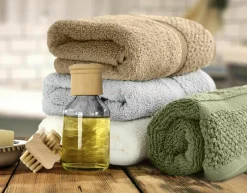 Ręcznik bawełniany srebrny Vilia 70x140 cm