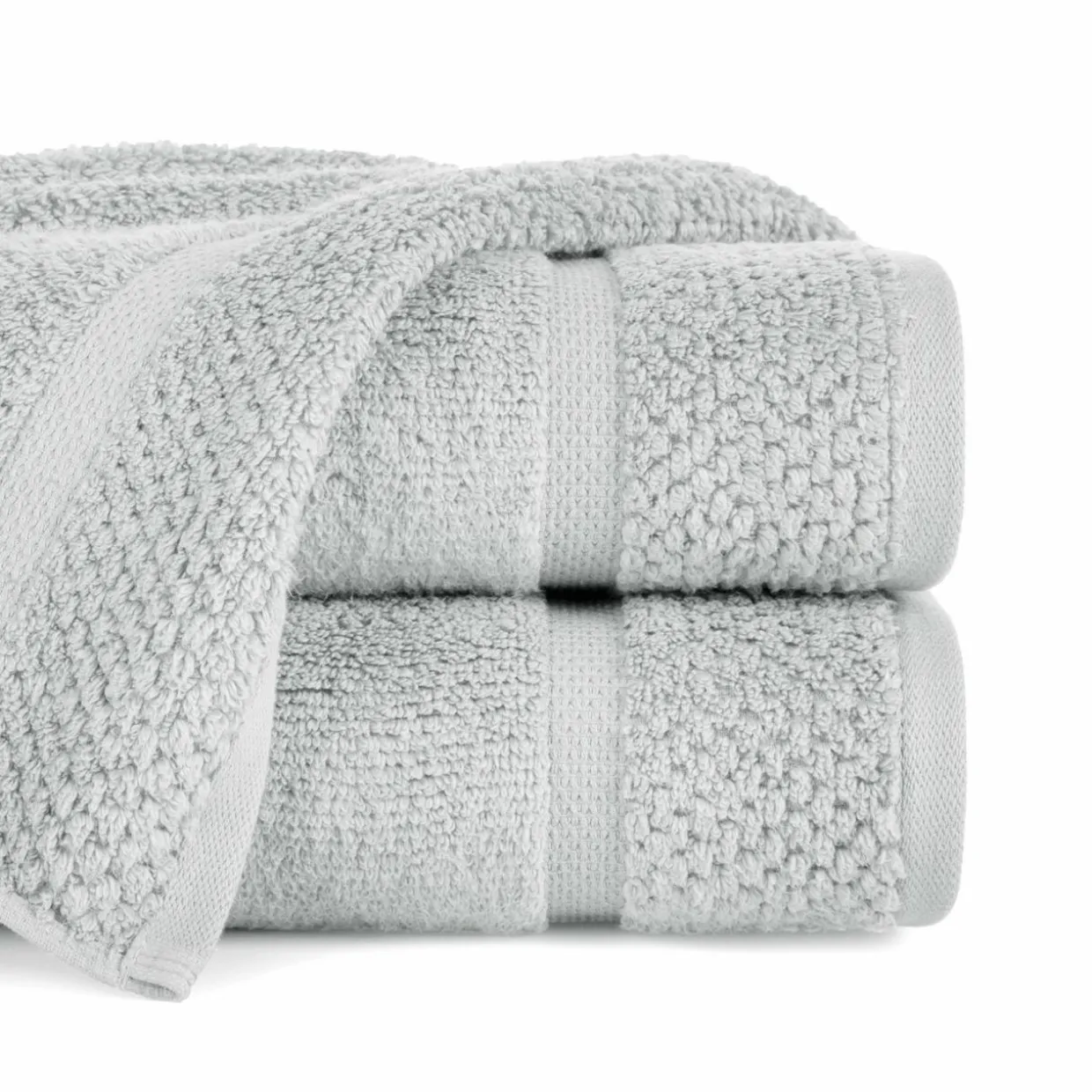 Ręcznik bawełniany srebrny Vilia 70x140 cm