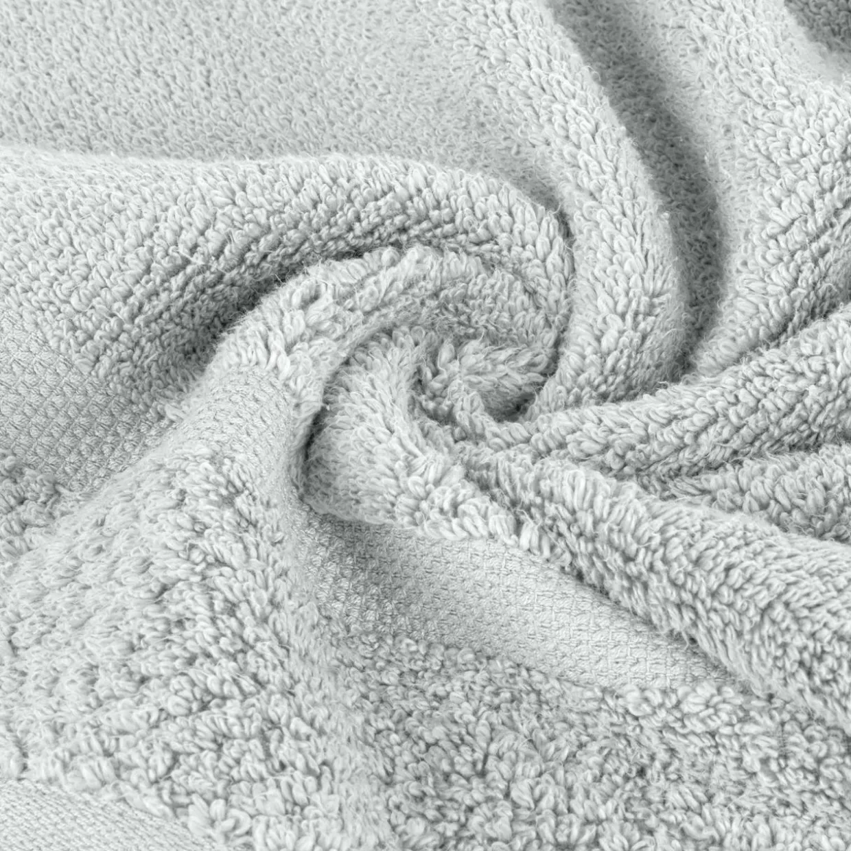 Ręcznik bawełniany srebrny Vilia 70x140 cm