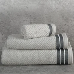 Ręcznik bawełniany srebrny MADLEN 50x90 cm