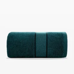 Ręcznik bawełniany zieleń turkusowa LIANA 70x140 cm