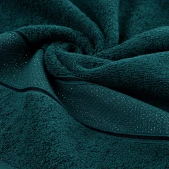 Ręcznik bawełniany zieleń turkusowa LIANA 70x140 cm