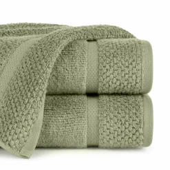 Ręcznik bawełniany zielony VILIA 50x90 cm