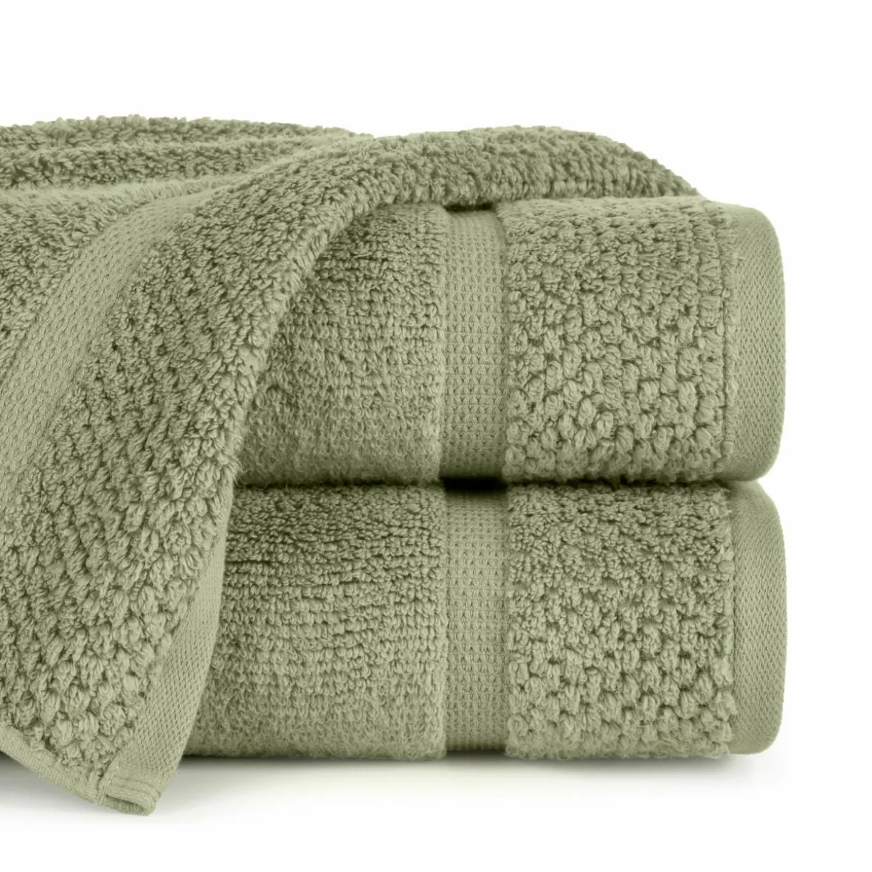 Ręcznik bawełniany zielony Vilia 70x140 cm