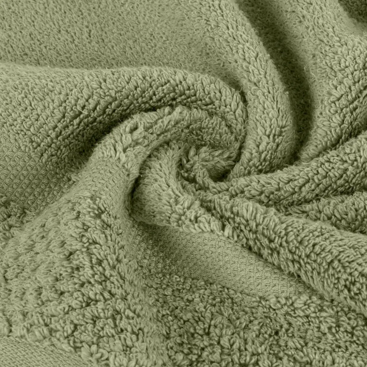 Ręcznik bawełniany zielony Vilia 70x140 cm