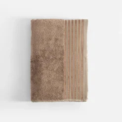 Ręcznik do kąpieli taupe VELA 70x140 cm