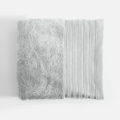 Ręcznik do rąk srebrny VELA 50x90 cm