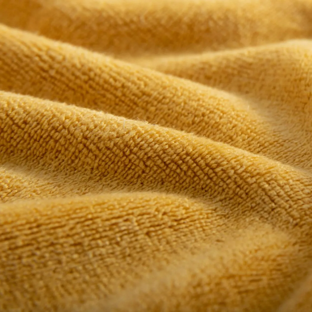 Ręcznik do rąk szybkoschnący musztardowy AMY 30x30 cm