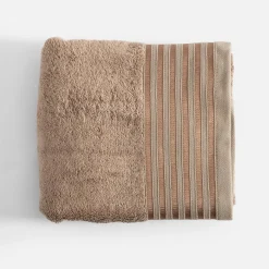 Ręcznik do rąk taupe VELA 50x90 cm
