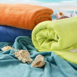 Ręcznik szybkoschnący z mikrofibry pomarańczowy IGA 80x160 cm