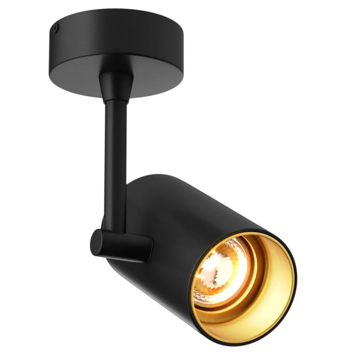 Reflektor czarno-złoty TORI SL 13x21,4 cm