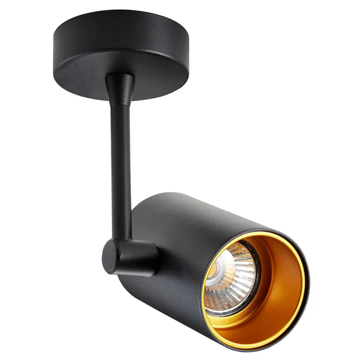 Reflektor czarno-złoty TORI SL 13x21,4 cm