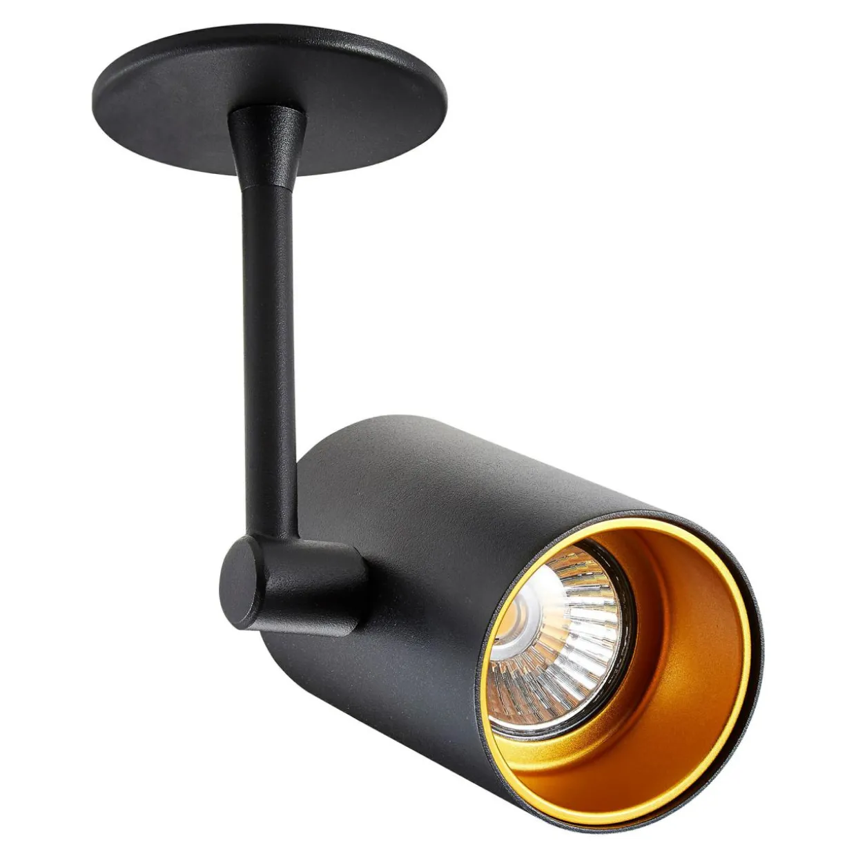 Reflektor czarno-złoty TORI SL 13x21,4 cm