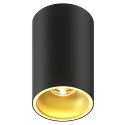 Reflektor natynkowy czarno-złoty DEEP